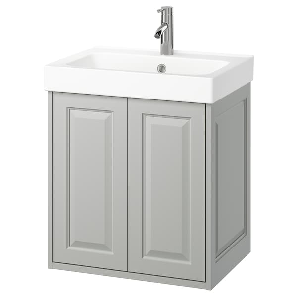 TÄNNFORSEN / ORRSJÖN - Washbasin/drawer unit pr/misc, light grey,62x49x72 cm