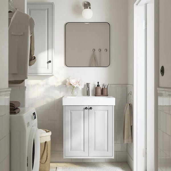 Ikea TÄNNFORSEN / ORRSJÖN - Washbasin/drawer unit pr/misc, light grey,62x49x72 cm