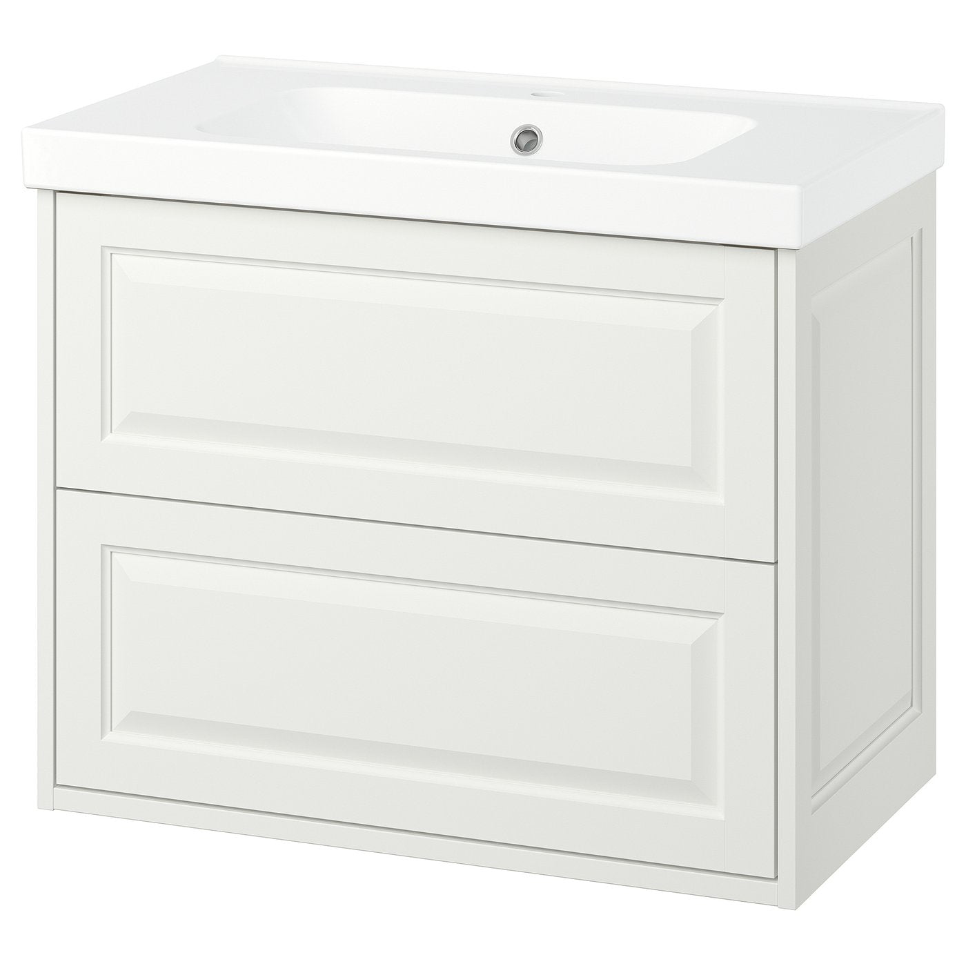 TÄNNFORSEN / ORRSJÖN wash-stnd w drawers/wash-basin, white, 82x49x69 cm
