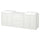 TÄNNFORSEN / ORRSJÖN wash-stand/wash-basins, white/white marble effect, 182x49x71 cm