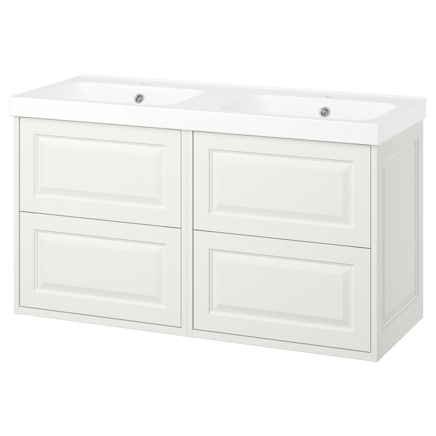 TÄNNFORSEN / ORRSJÖN wash-stand/wash-basin, white, 122x49x69 cm