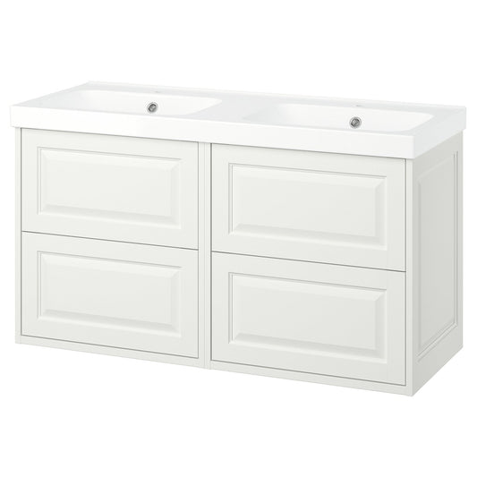 TÄNNFORSEN / ORRSJÖN wash-stand/wash-basin, white, 122x49x69 cm