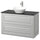 TÄNNFORSEN / VÄSTERSJÖN - Washbasin/drawer/misc cabinet, light gray/black marble effect,102x49x79 cm