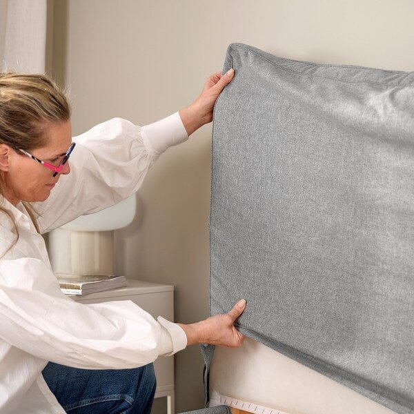 Ikea TÄRNKULLEN - Bed frame cover, Tibbleby beige/grey,160x200 cm-705.846.64
