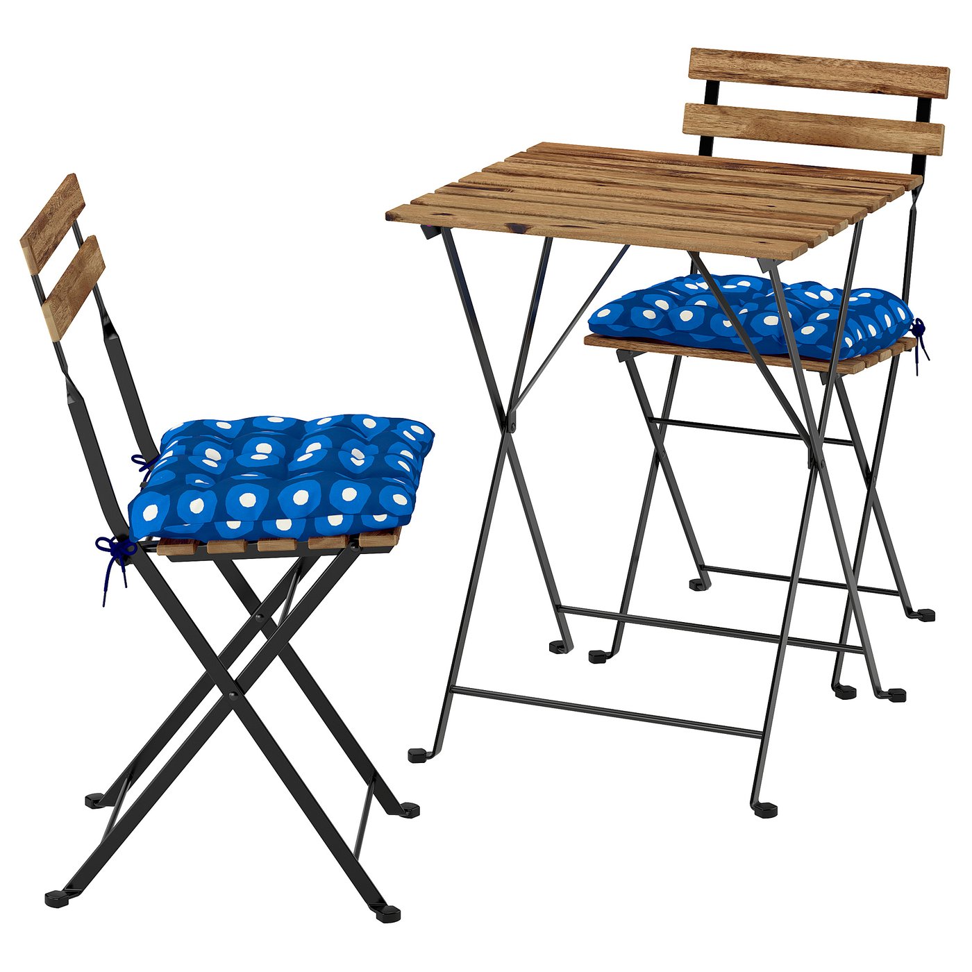 TÄRNÖ table+2 chairs, outdoor, 55x54 cm