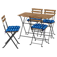 TÄRNÖ table+4 chairs, outdoor, 100x54 cm