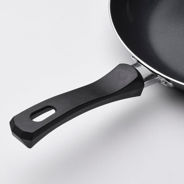 TAGGHAJ frying pan, non-stick coating black, 24 cm