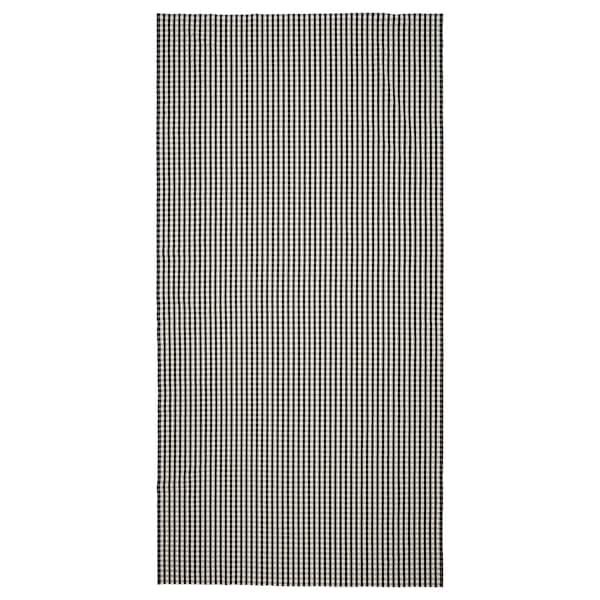 Ikea TAGGLUSERN - Pre-cut fabric, black/white, 150x300 cm