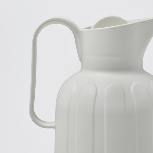 TAGGÖGA - TAGGÖGA Vacuum flask, off-white, 1.6 l