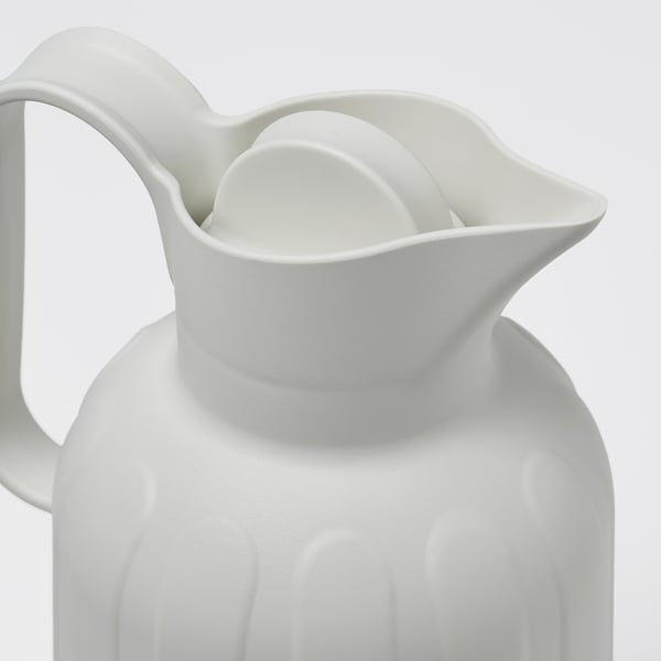 TAGGÖGA - TAGGÖGA Vacuum flask, off-white, 1.6 l