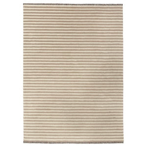 Ikea TÅGSPÅR - Rug, high pile, white/beige, 170x240 cm