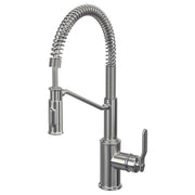 TAKSJÖN kitchen mixer tap pull down w spray, stainless steel colour