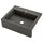 TALLSJÖN sink bowl w visible front, dark grey/stone effect, 80x65 cm