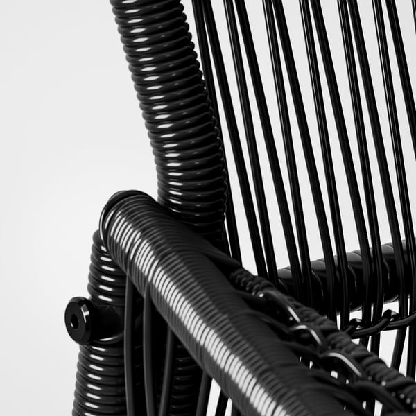 TALLSKÄR armchair, outdoor, anthracite, 83x106x82 cm