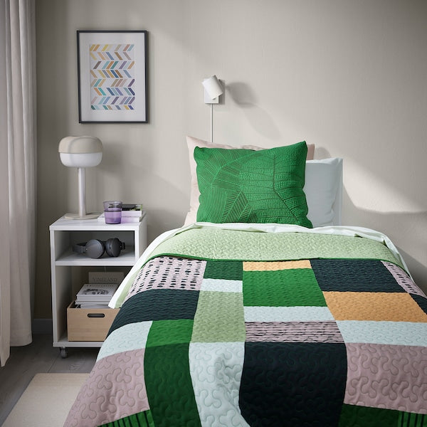 TALLSVÄRMARE - Bedspread, multicolour, 160x250 cm