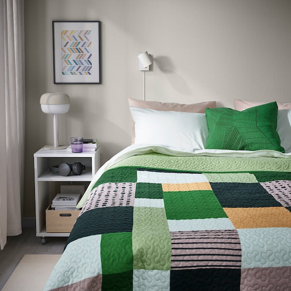 TALLSVÄRMARE - Bedspread, multicolour, 260x250 cm