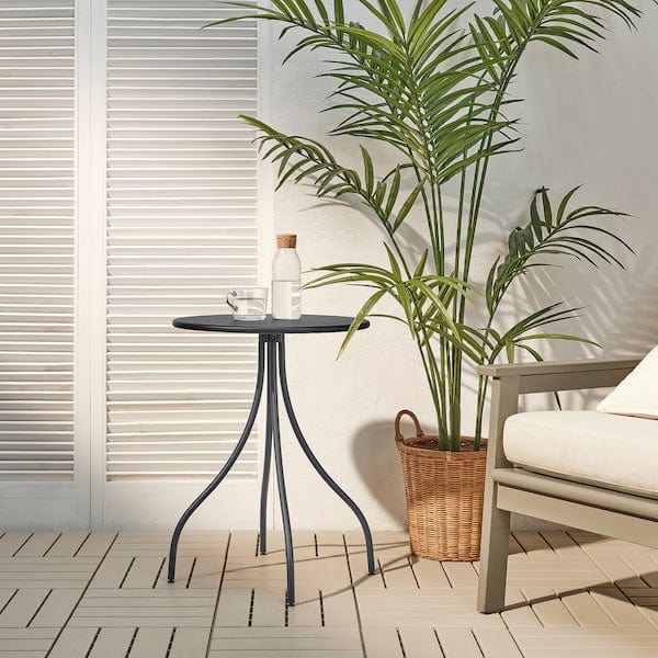 Ikea TÅNEBRO - Side table, anthracite, 46 cm