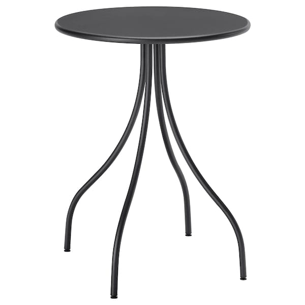 Ikea TÅNEBRO - Side table, anthracite, 46 cm