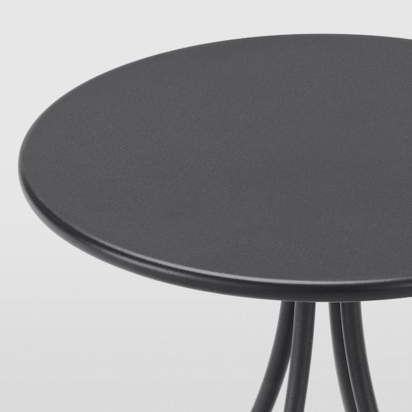 Ikea TÅNEBRO - Side table, anthracite, 46 cm