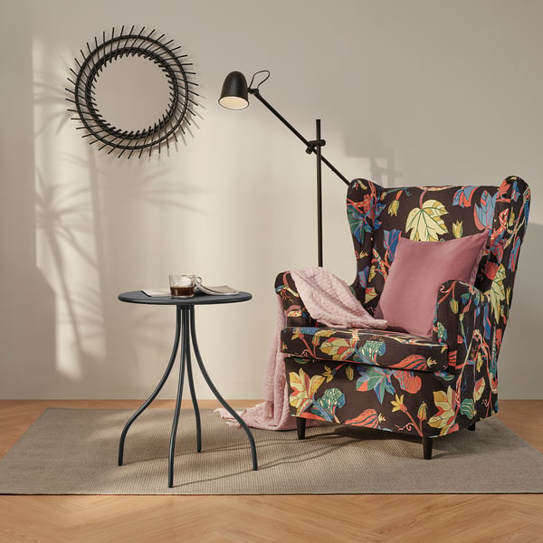 TÅNEBRO side table, in/outdoor/anthracite, 46 cm