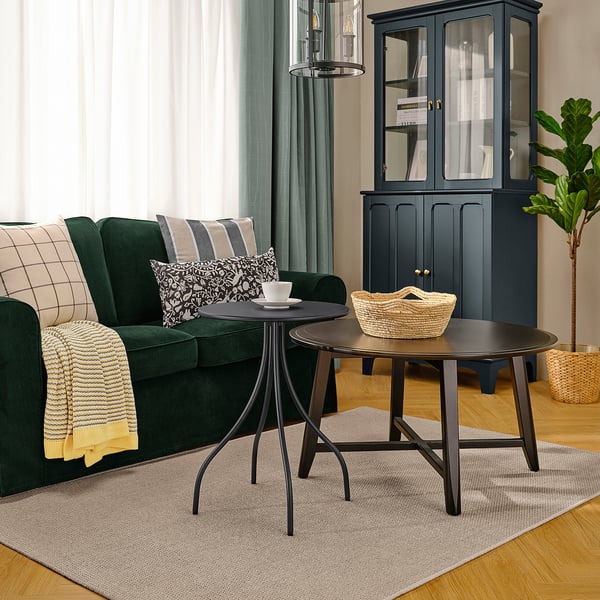 TÅNEBRO side table, in/outdoor/anthracite, 46 cm