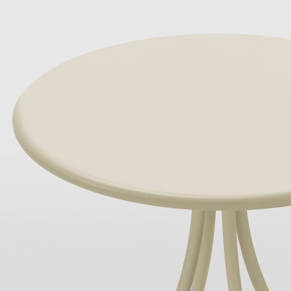 Ikea TÅNEBRO - Side table, light grey-beige, 46 cm