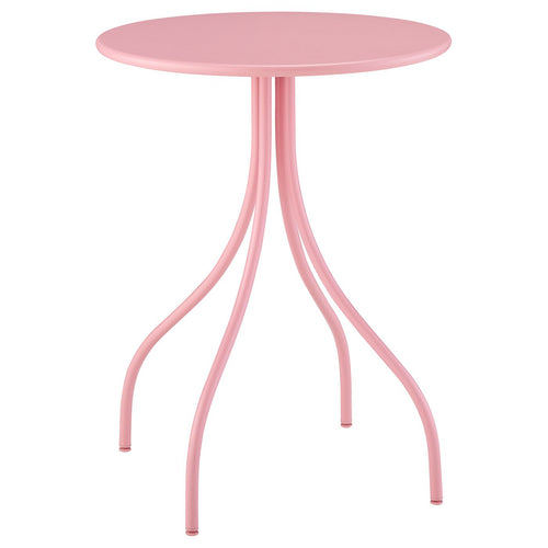TÅNEBRO side table, in/outdoor/light pink, 46 cm