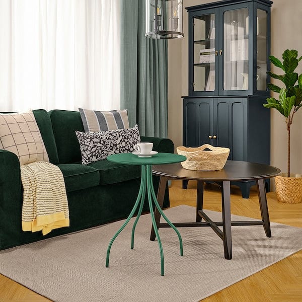 Ikea TÅNEBRO - Side table, dark green, 46 cm