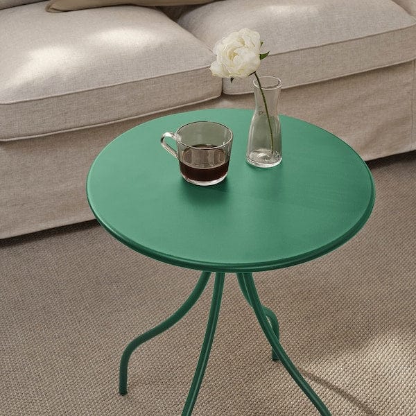 Ikea TÅNEBRO - Side table, dark green, 46 cm