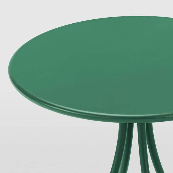 Ikea TÅNEBRO - Side table, dark green, 46 cm