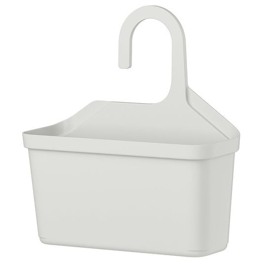 TÅNGHÄLLAN shower basket, light grey, 29x31 cm