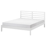 TARVA bed frame, white stained/Lillhällan, 140x200 cm