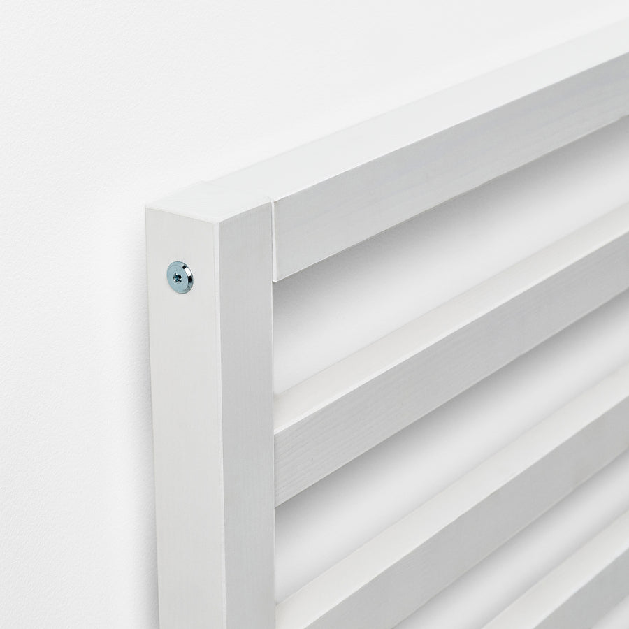 TARVA bed frame, white stained/Lillhällan, 140x200 cm