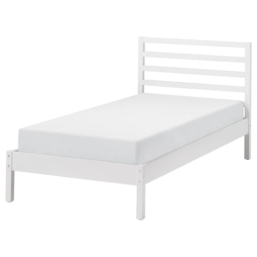 TARVA - Bed frame, stained white,90x200 cm