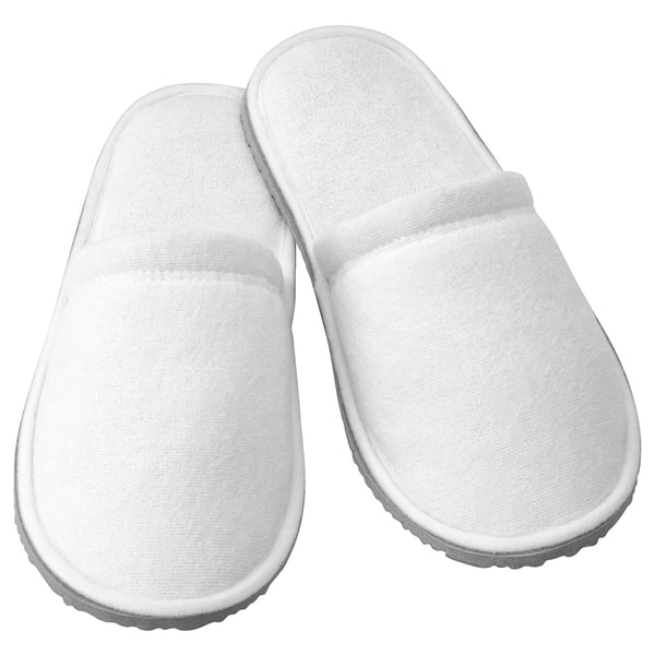 TÅSJÖN Slippers - White L/XL ,