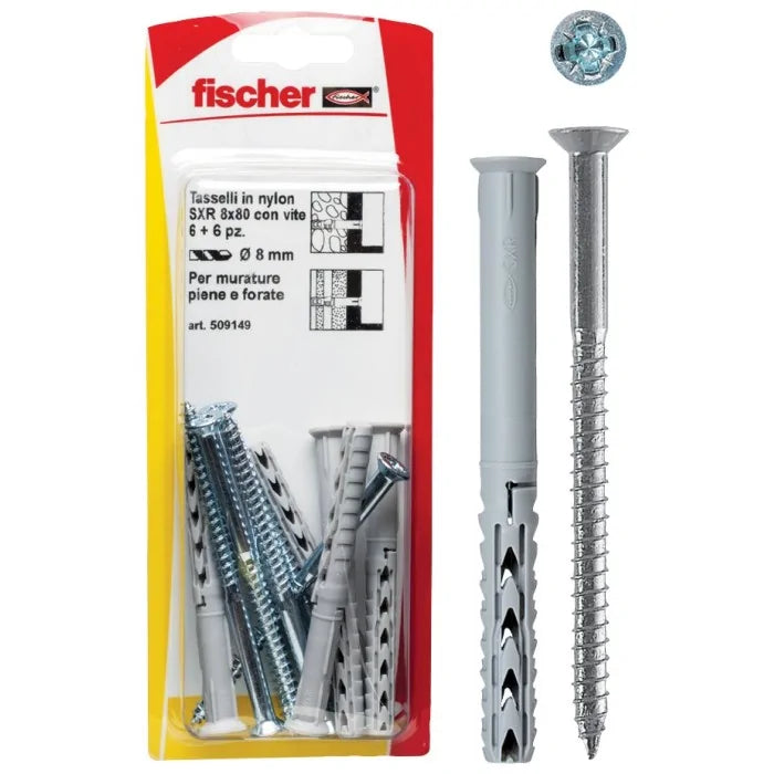 FISCHER EXTENDED PLUGS WITH SCREW DIA