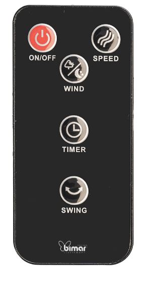 ELECTRONIC COLUMN FAN WITH REMOTE CONTROL H 112 cm