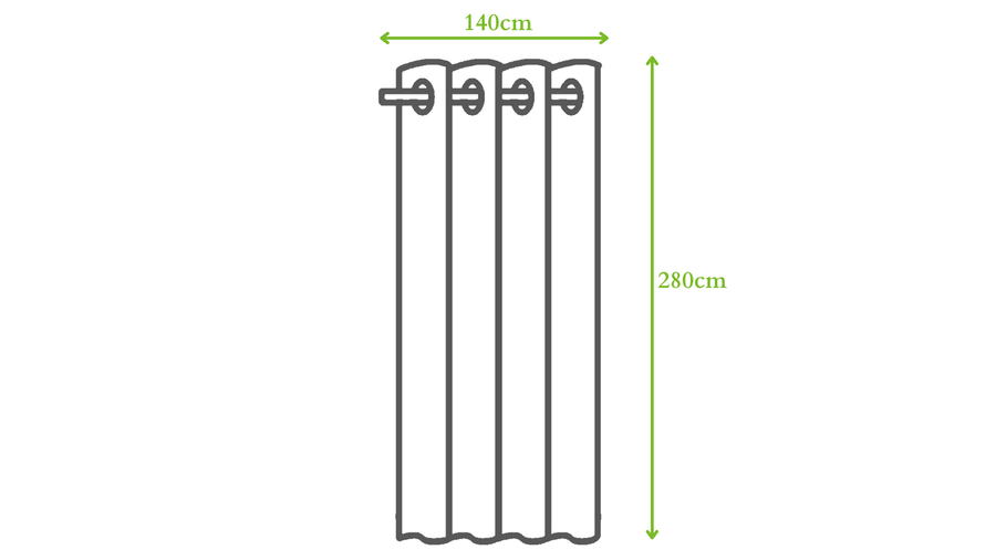 Bricocenter ACCADIA ECRU FILTER CURTAIN 140X280 WEBBING AND CONCEALED HANGING LOOP