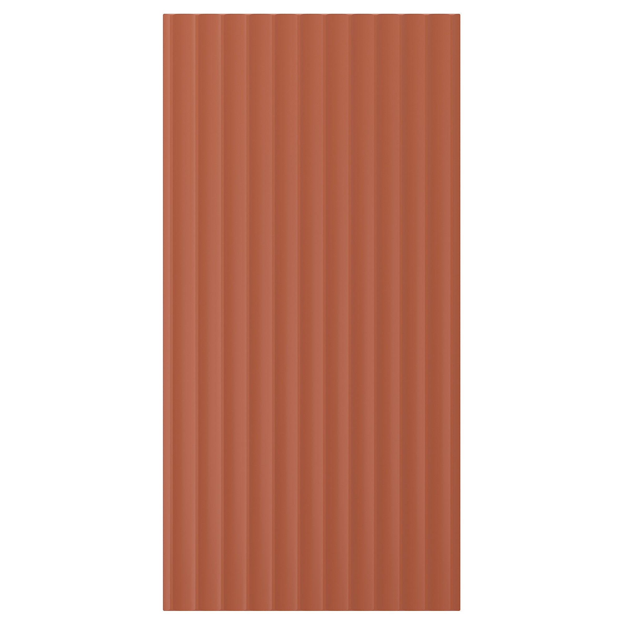 TERRSJÖ door, red-brown wave pattern, 40x80 cm