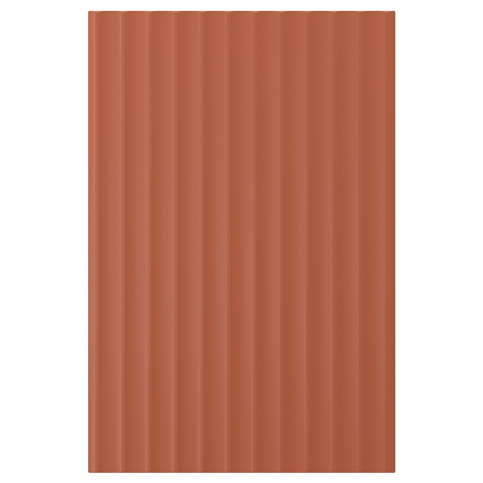 TERRSJÖ door, red-brown wave pattern, 40x60 cm