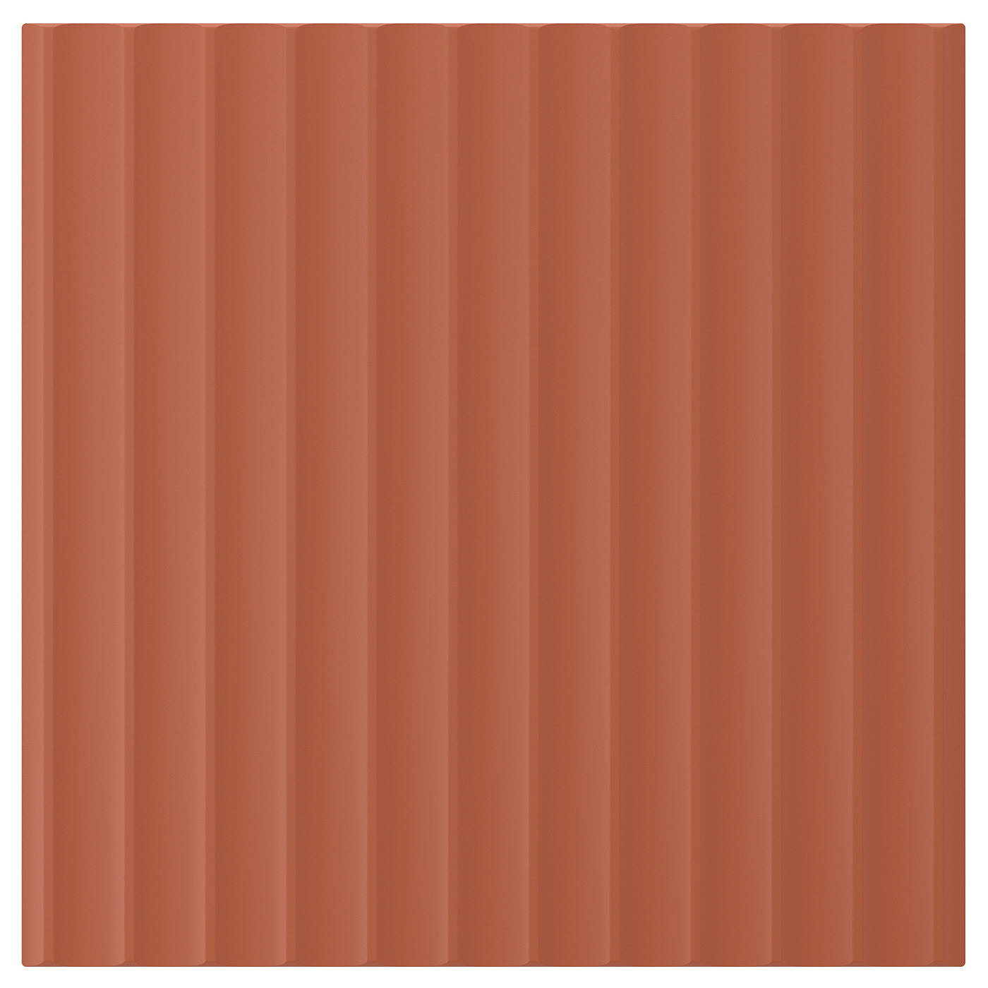 TERRSJÖ door, red-brown wave pattern, 40x40 cm