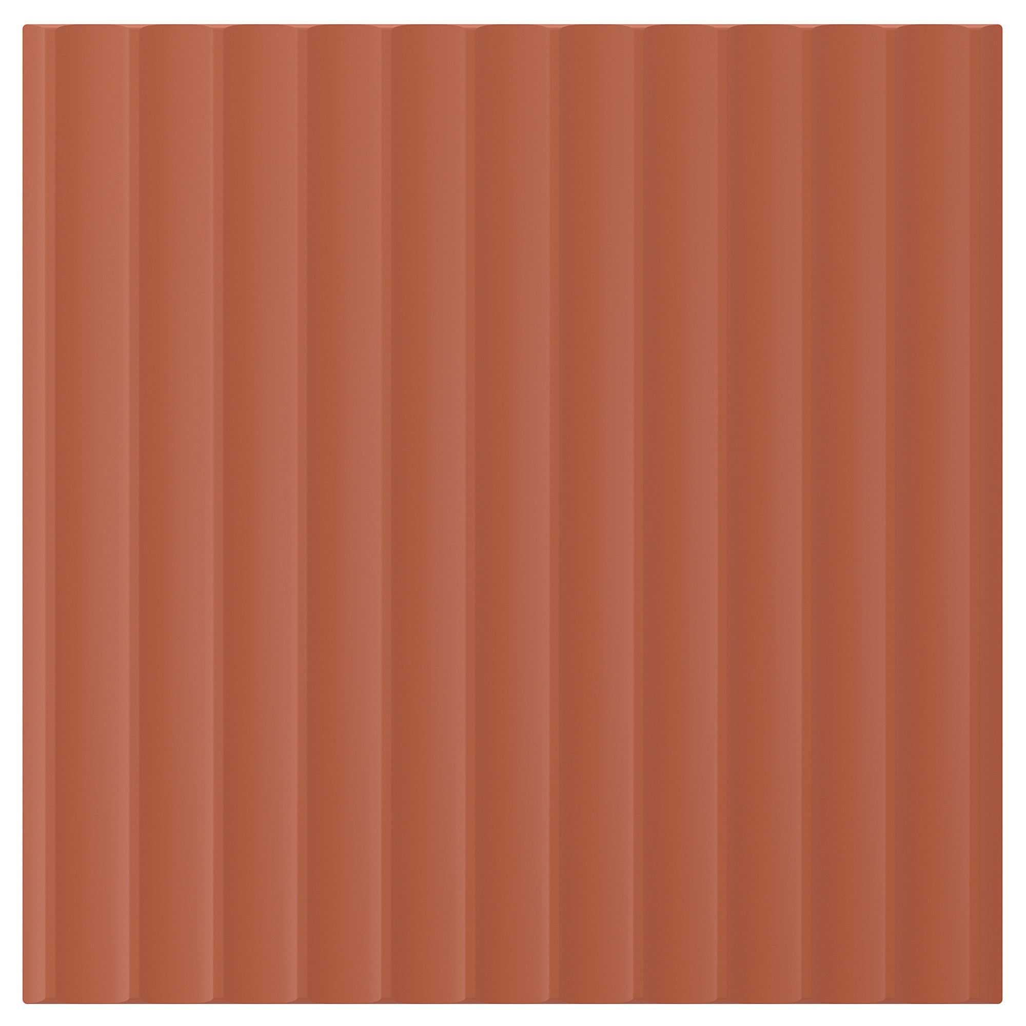 TERRSJÖ door, red-brown wave pattern, 40x40 cm