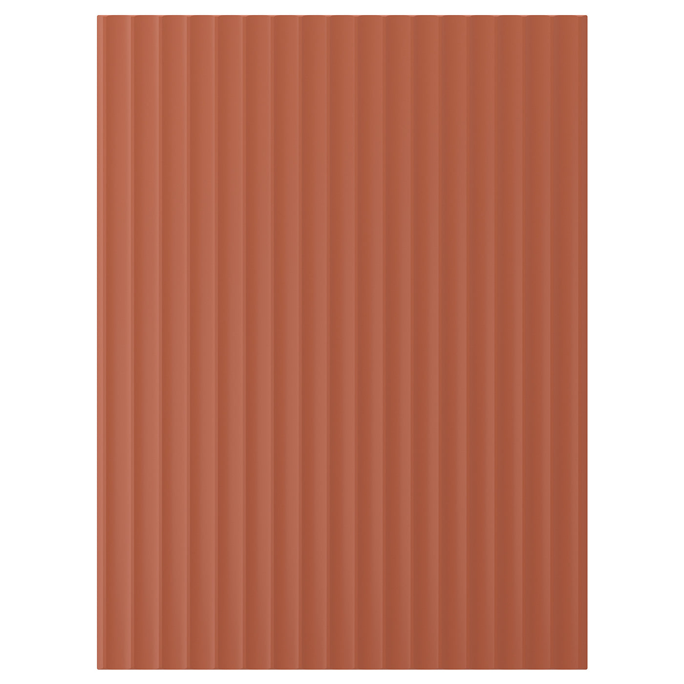 TERRSJÖ door, red-brown wave pattern, 60x80 cm
