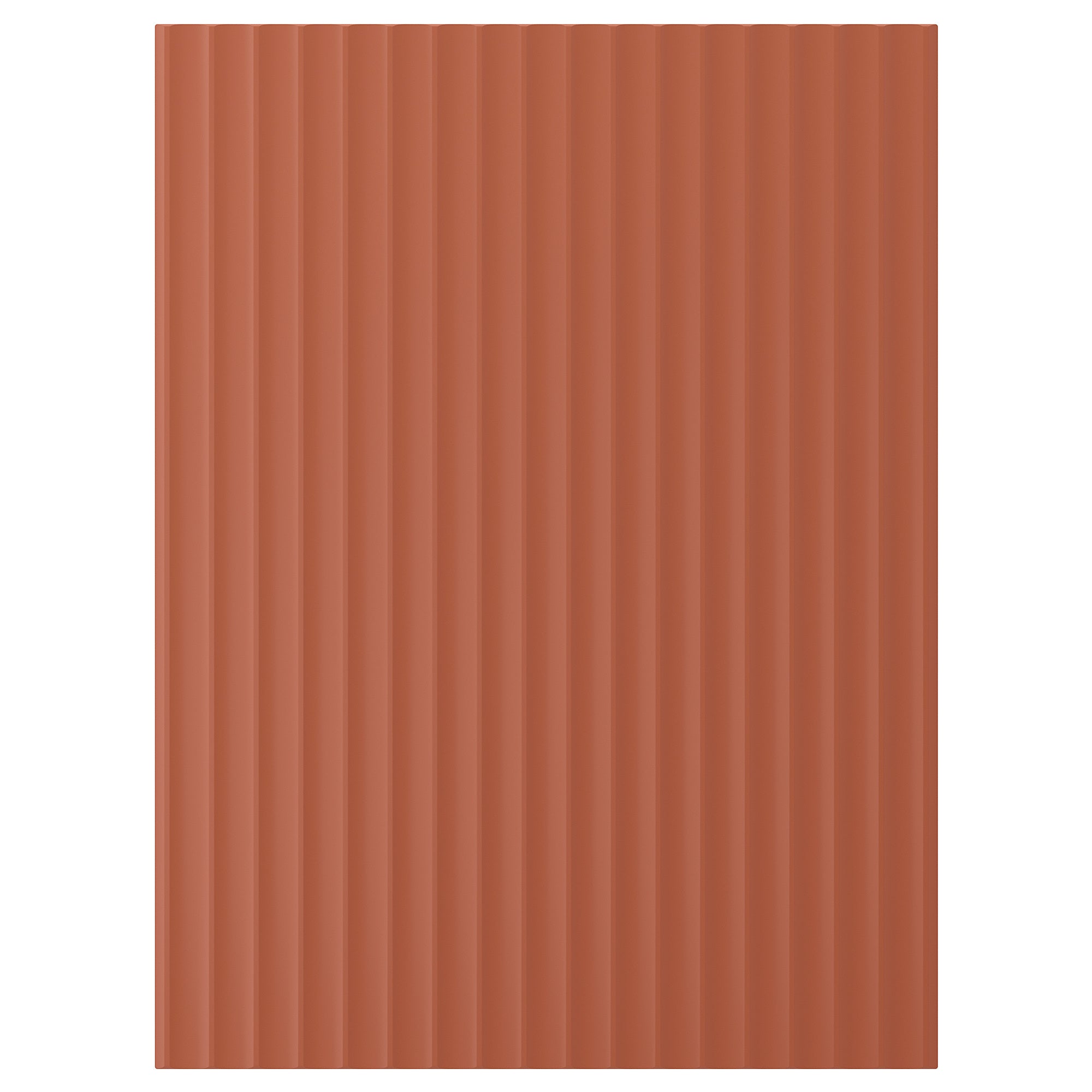 TERRSJÖ door, red-brown wave pattern, 60x80 cm