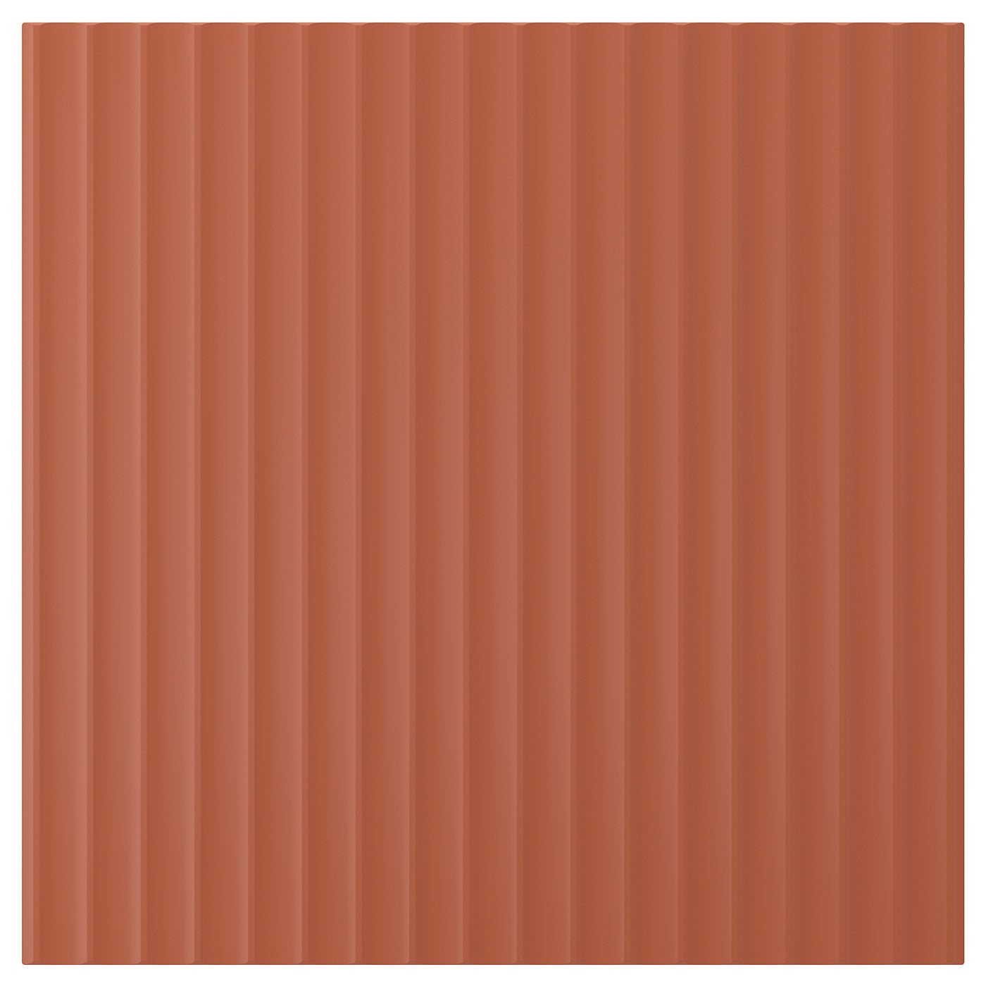 TERRSJÖ door, red-brown wave pattern, 60x60 cm