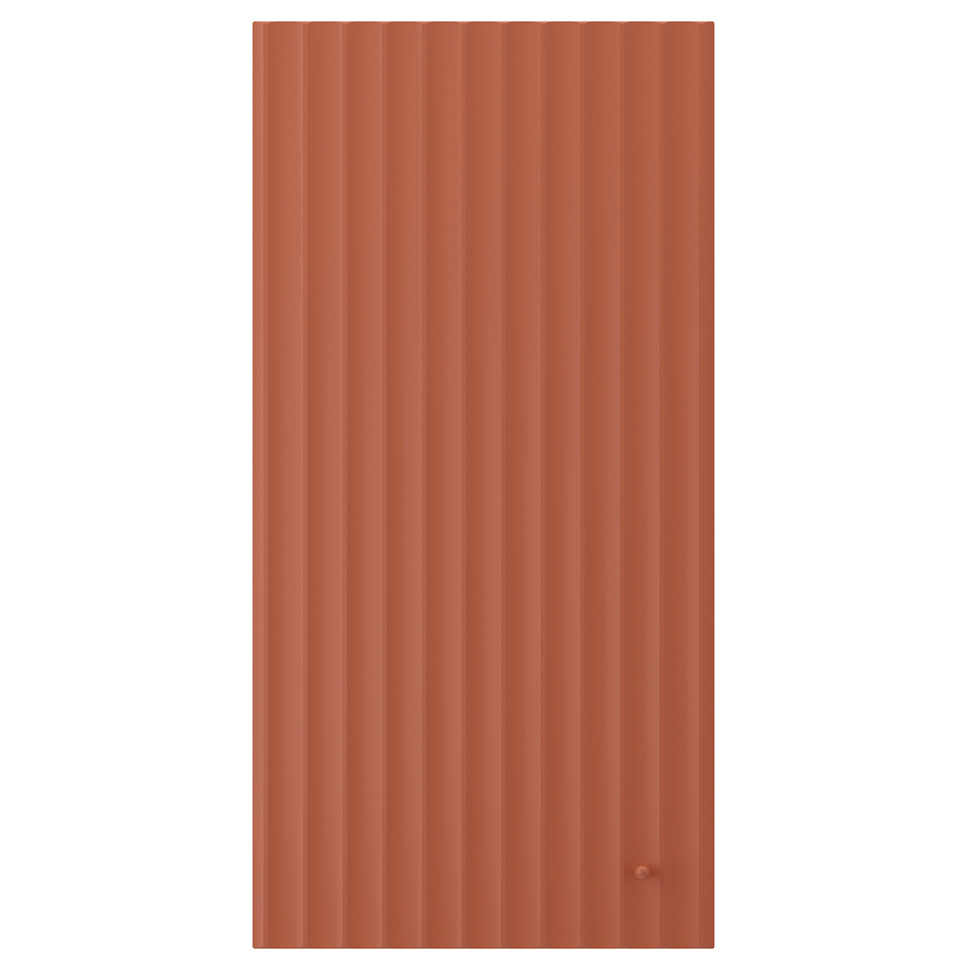 TERRSJÖ door, red-brown wave pattern, 40x80 cm