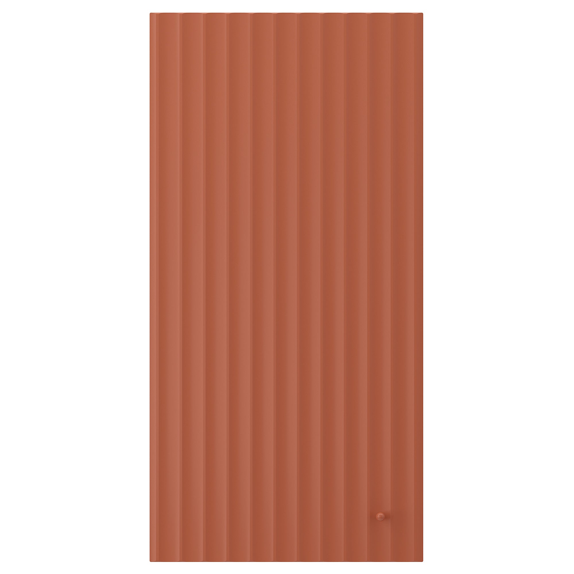 TERRSJÖ door, red-brown wave pattern, 40x80 cm