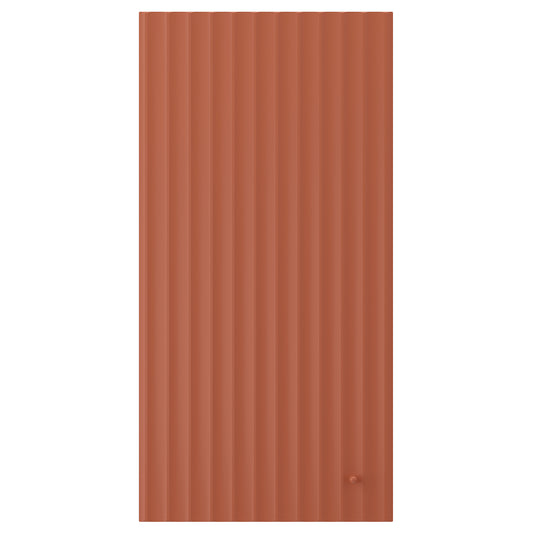 TERRSJÖ door, red-brown wave pattern, 40x80 cm