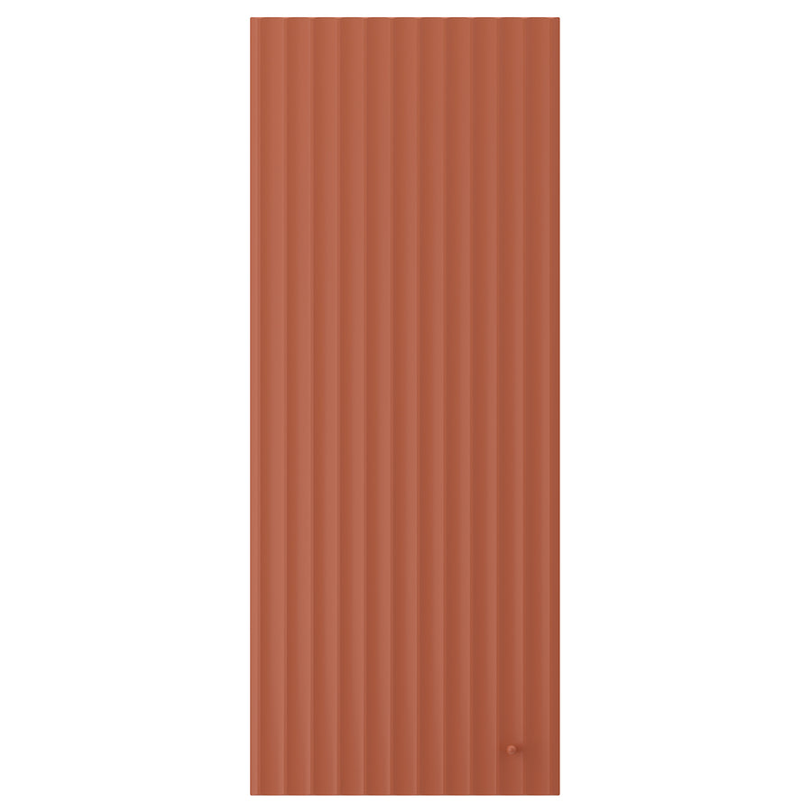 TERRSJÖ door, red-brown wave pattern, 40x100 cm