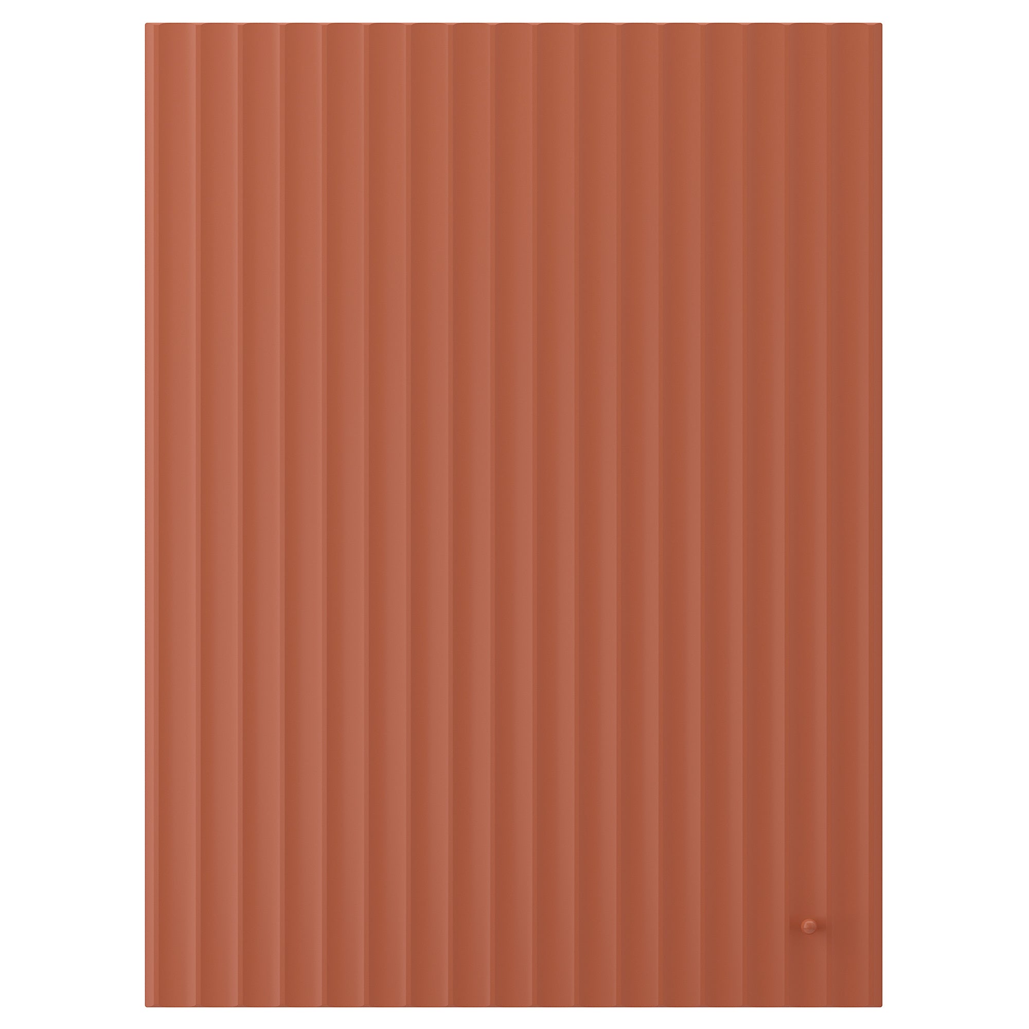 TERRSJÖ door, red-brown wave pattern, 60x80 cm
